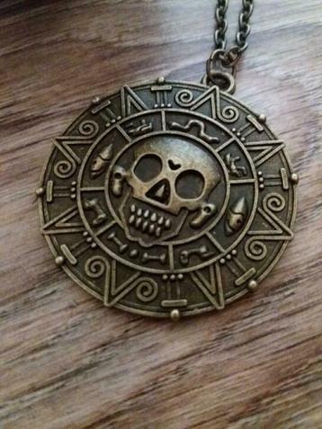 NIEUW Disney Pirates of the Caribbean, Ketting azteeks goud beschikbaar voor biedingen