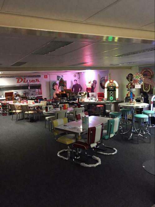 Opruiming, Amerikaanse Retro fifties sixties Bel Air meubels, Huis en Inrichting, Stoelen, Zo goed als nieuw, Vijf, Zes of meer stoelen