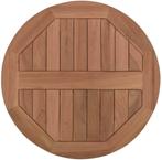 tafelblad teak hout rond 60 cm en 3 cm dik, Tuin en Terras, Tuinsets en Loungesets, Nieuw, Ophalen of Verzenden, Hout