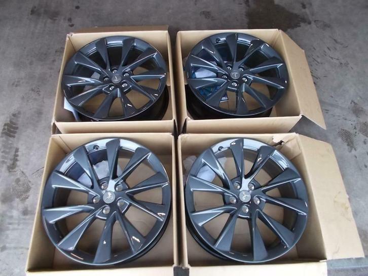 NIEUWE 21 INCH TESLA MODEL S “TWIN TURBINE” VELGEN, Auto-onderdelen, Banden en Velgen, Velg(en), 21 inch, 245 mm, Personenwagen