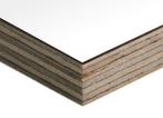 Berken multiplex 2 zijden wit HPL 16,8mm en 19,8mm 244x122, Ophalen of Verzenden, Nieuw, Multiplex, Minder dan 20 mm