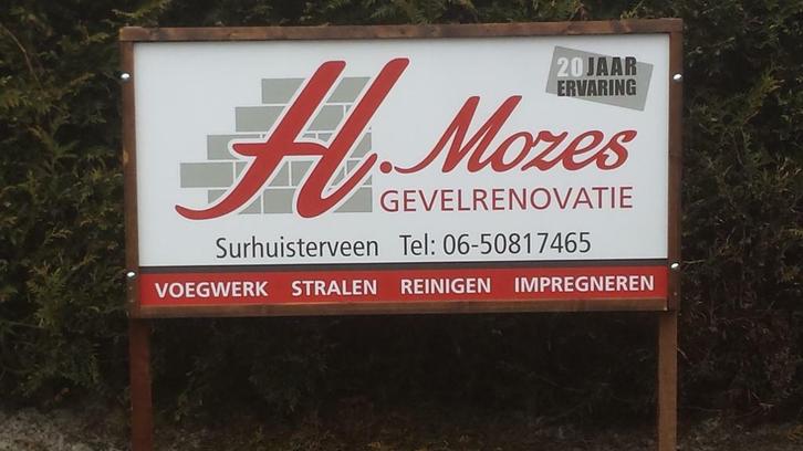 *Voegbedrijf H. Mozes* ., Diensten en Vakmensen, Gevelrenovatie en Voegers, Gevelreiniging, Gevelrenovatie, Impregnatie, Metselwerk