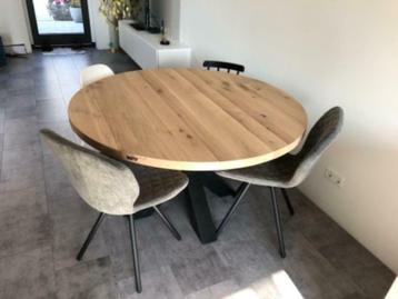 Ronde EIKENHOUTEN Tafels Tafel ROND EIKEN >> DE GOEDKOOPSTE<