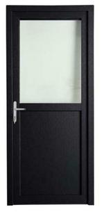 deur107x238 open naar buiten wit of antraciet 4x3D scharnier, Glas, 215 cm of meer, Nieuw, Buitendeur