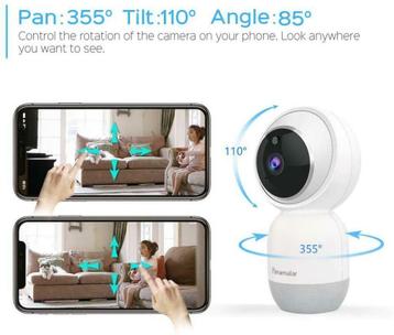 Panamalar F9 Security Camera, 1080P WiFi Home IP Camera