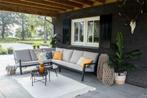 Strakke Lounge Dining sets gemaakt van Matt Black Aluminium, Overige materialen, Nieuw, Ophalen of Verzenden, Loungeset