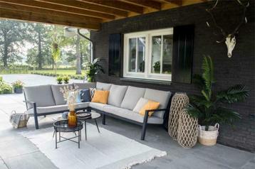 Strakke Lounge Dining sets gemaakt van Matt Black Aluminium beschikbaar voor biedingen