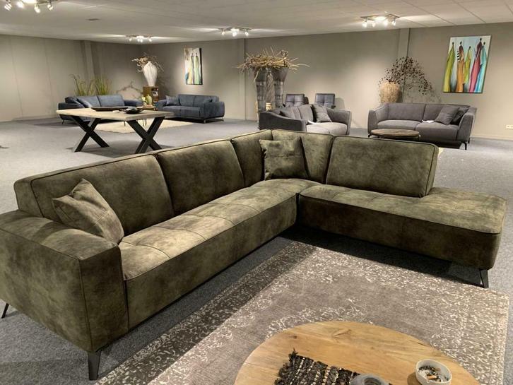 WOONWINKEL XXL Direct leverbaar Bank Croco , Lounge, Huis en Inrichting, Banken | Bankstellen, Nieuw, Hoekbank, Overige maten