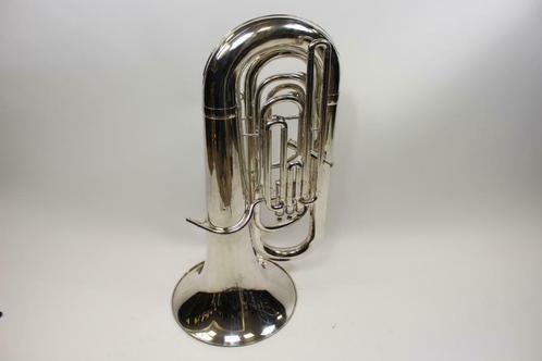 Besson 794 Bes bas tuba 4v., Muziek en Instrumenten, Blaasinstrumenten | Tuba's, Gebruikt, Bes-tuba, Met koffer of draagtas, Ophalen of Verzenden