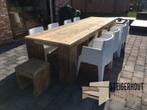 Steigerhouten eettafel Steigerhout tuinset gratis levering, Eettafel, Steigerhout, Nieuw, Ophalen of Verzenden