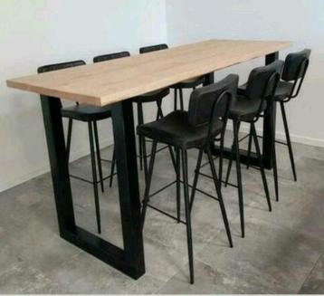 Bartafel, Hogetafel, Statafel, Eettafel, Industrieel tafel beschikbaar voor biedingen