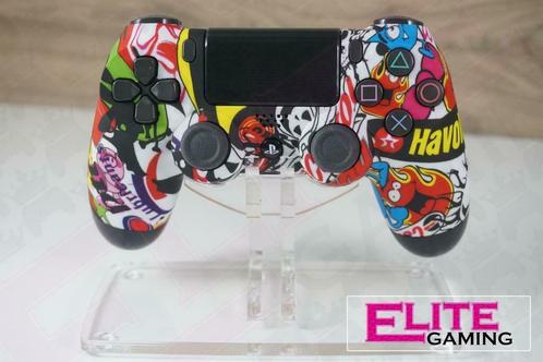 Unieke Dualshock 4 / PS4 Controller "Stickerbomb" Scuf, Spelcomputers en Games, Spelcomputers | Sony PlayStation Consoles | Accessoires