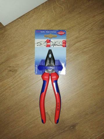 Knipex Combinatietang 03 02 180 gepolijst met tweekleurige m beschikbaar voor biedingen
