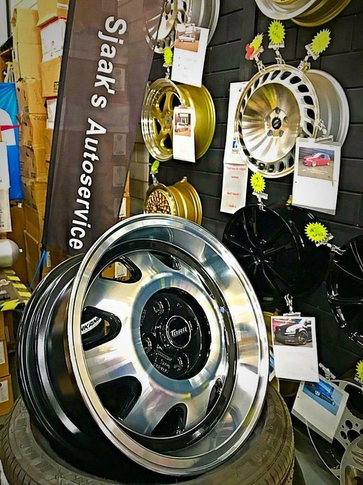 15" 4x100   inruil rotiform ats  bbs  sjaaksautoservice, Auto-onderdelen, Banden en Velgen, Velg(en), Zomerbanden, 15 inch, 185 mm