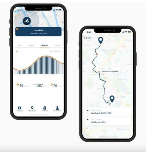 E-bike GPS Tracker Tracefy. Dé GPS tracker van dit moment!, Fietsen en Brommers, Elektrische fietsen, Nieuw, Gazelle, 50 km per accu of meer