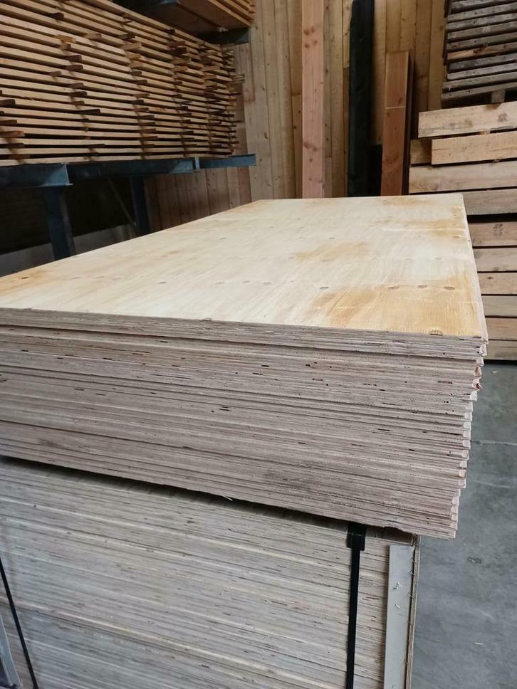 Underlayment  platen  18mm nieuw, Doe-het-zelf en Verbouw, Platen en Panelen, Zo goed als nieuw, Betonplex, Ophalen of Verzenden