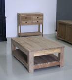Salontafel van teakhout 110x70cm voordelig bij Indoteak, Ophalen, 100 tot 150 cm, Salontafel, Teakhout