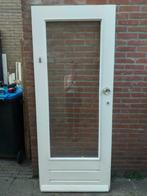 Voordeur naar binnen draaient82.5x201.5cm Bh-40cm, Ophalen, 80 tot 100 cm, 200 tot 215 cm, Glas