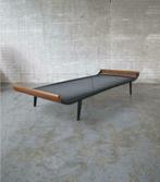 Bed Vintage daybed jaren 50 Dick Cordemeijer voor Auping., Huis en Inrichting, Ophalen, 90 cm, Zwart, 200 cm