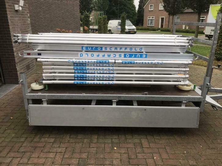 Nieuwe Euroscaffold rolsteiger werkhoogte 10.20 meter, Doe-het-zelf en Verbouw, Overige Doe-het-zelf en Verbouw, Nieuw, Ophalen