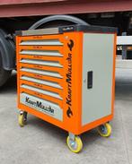 gereedschapswagen orange 7 laden 6 gevuld 535 st met zijdeur