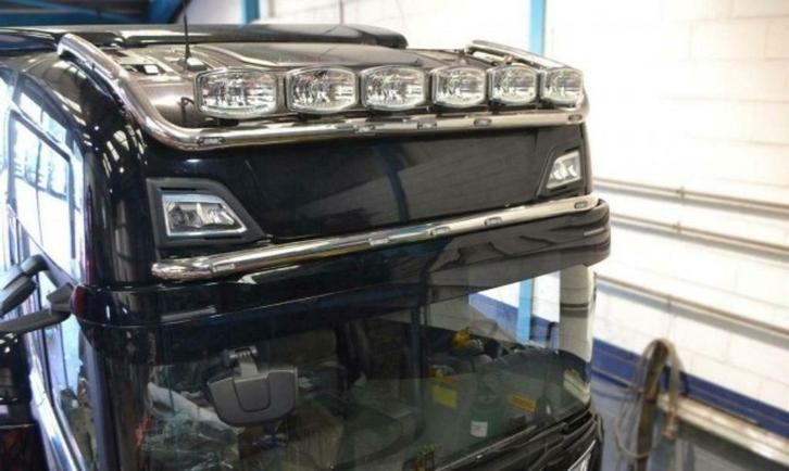 Rvs visor bar scania next generation R & S, Auto-onderdelen, Vrachtwagen-onderdelen, Scania, Verlichting, Nieuw, Ophalen