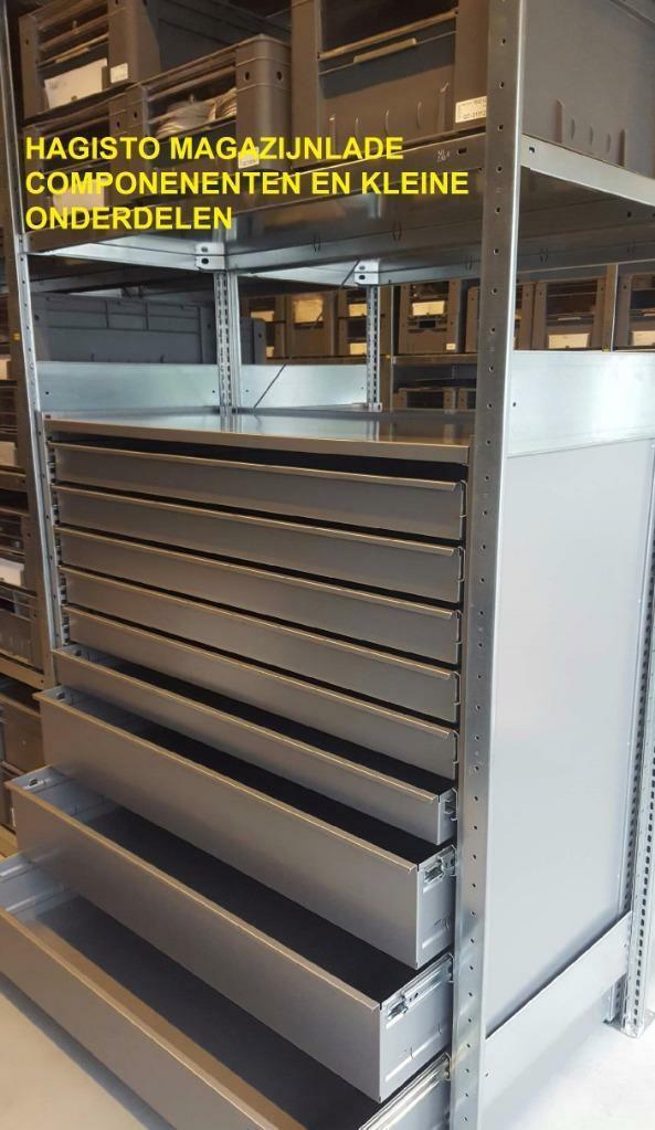 Ladenkast onderdelen magazijnkast ladestelling, Zakelijke goederen, Machines en Bouw | Industrie en Techniek, Ophalen of Verzenden