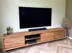Zwevend/hangend tv-meubel 130 cm/300 cm breed, 100 tot 150 cm, Teakhout, Nieuw, Ophalen of Verzenden