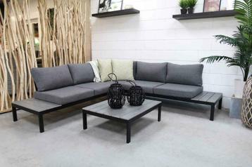 Hoek Loungeset ,George Plateau , polywood met aluminium! 