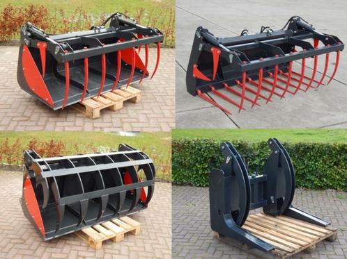 Pelikaanbak, Mestklem, Silagegrijper, Bomenklem,bomengrijper, Zakelijke goederen, Machines en Bouw | Kranen en Graafmachines, Wiellader of Shovel