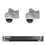 5MP Hikvision PoC beveiligingscamera set/4CH DVR+2x camera's