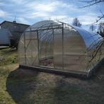 EcoSlider Tunnelkas ES 4M x 12M 6mm Broeikas tuinkas, Tuin en Terras, Kassen, Staal, Polycarbonaat, Verzenden, Kweekkas