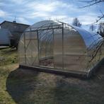 Tunnelkas Robuust ES 4M x 12.1M 6mm Broeikas, Nieuw, Kweekkas, Polycarbonaat, Staal