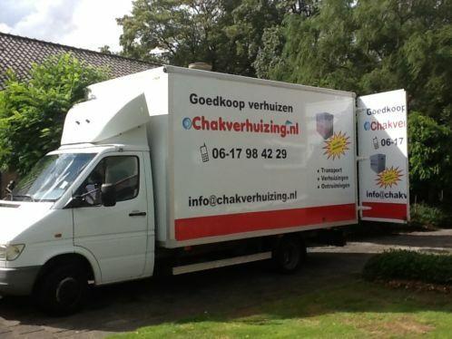GOEDKOOP VERHUIZEN. Chakverhuizing NU VANAF € 25,- PER UUR, Diensten en Vakmensen, Verhuizers en Opslag, Bedrijfsverhuizingen