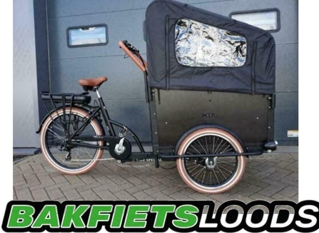 ≥ Troy E-bakfiets model 2021 zwart/bruin NIEUW — Fietsen | Bakfietsen —  Marktplaats