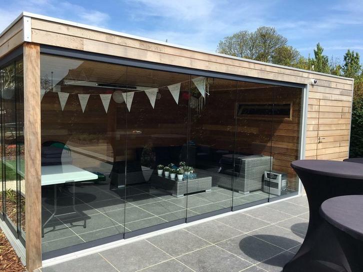 Glazen schuifdeur? *Nu tot wel 580 cm mogelijk 6 sporen.*, Doe-het-zelf en Verbouw, Kozijnen en Schuifpuien, Nieuw, Overige typen