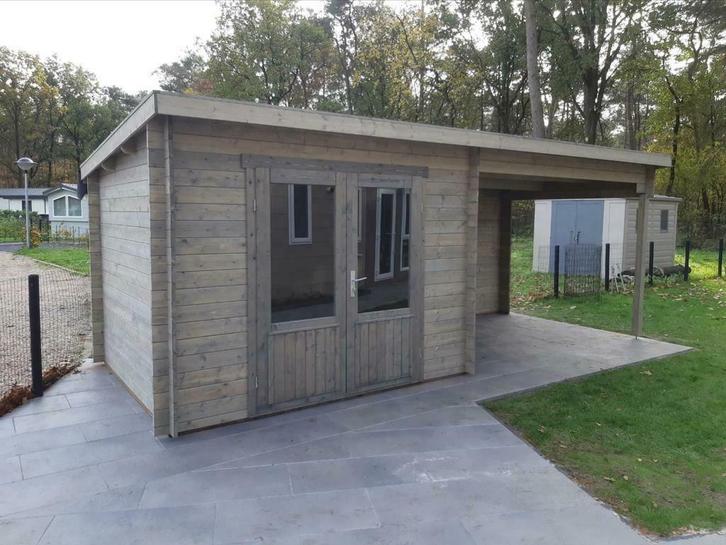 Tuinhuis incl plaatsen. En gratis dakgoot, Tuin en Terras, Tuinhuizen, Nieuw, Tuinhuis, Hout, 200 tot 400 cm, Ophalen