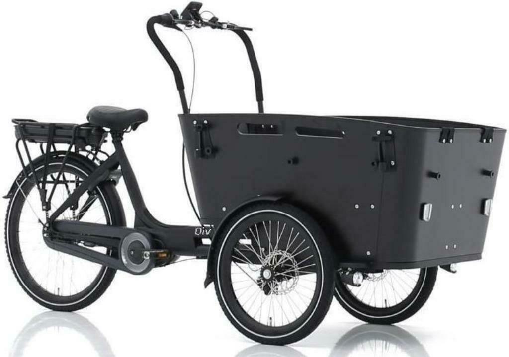 ≥ Elektrische bakfiets Qivelo middenmotor elektrisch fiets BE — Fietsen |  Bakfietsen — Marktplaats