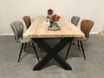 Prachtige Eikenhouten Eettafels Eiken Tafel OP MAAT GEMAAKT, Ophalen, Nieuw
