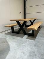 Boomstam picknicktafel douglas, Ophalen of Verzenden, Nieuw zonder verpakking, Meubilair