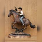 Nieuw cowboy paard beelden beeldjes western texas mancave