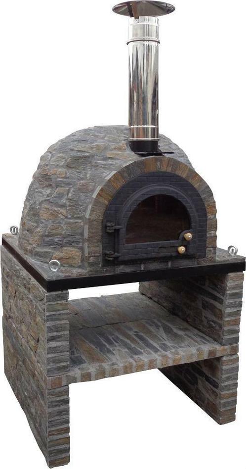 Natuurstenen pizzaoven/houtoven/broodoven EXCLUSIEF in NL !!, Tuin en Terras, Houtskoolbarbecues, Nieuw, Ophalen