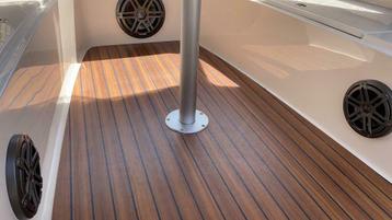 Boot vloer opknappen of opknapper gekocht? Teak HPL plaat beschikbaar voor biedingen