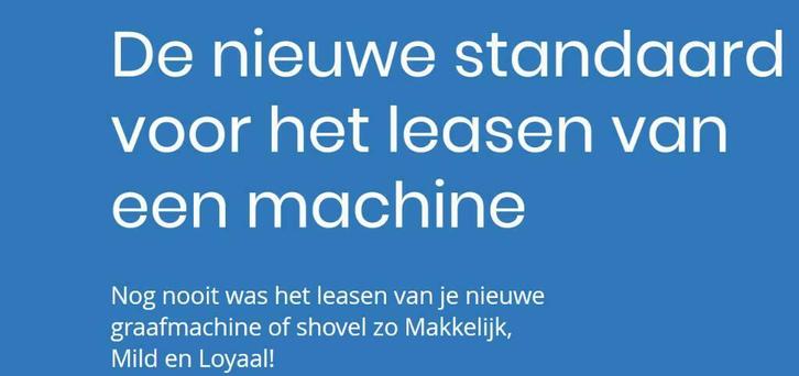 Kraantjeleasen . nl, Zakelijke goederen, Machines en Bouw | Kranen en Graafmachines, Graafmachine, Ophalen of Verzenden