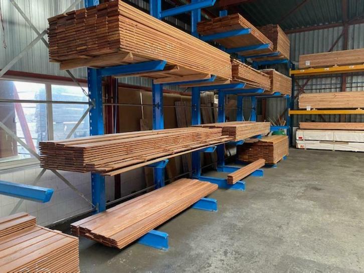 bangkirai terrasplank vlonder tuinhoutdiscount, Doe-het-zelf en Verbouw, Overige Doe-het-zelf en Verbouw, Nieuw, Ophalen of Verzenden