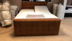 Boxsrping Elektrisch Pocketveer compleet Cognac NIEUW, Ophalen, Nieuw, Elektrisch, 180 cm