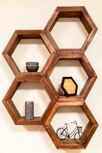 Hexagon kastjes, prachtige wanddecoratie