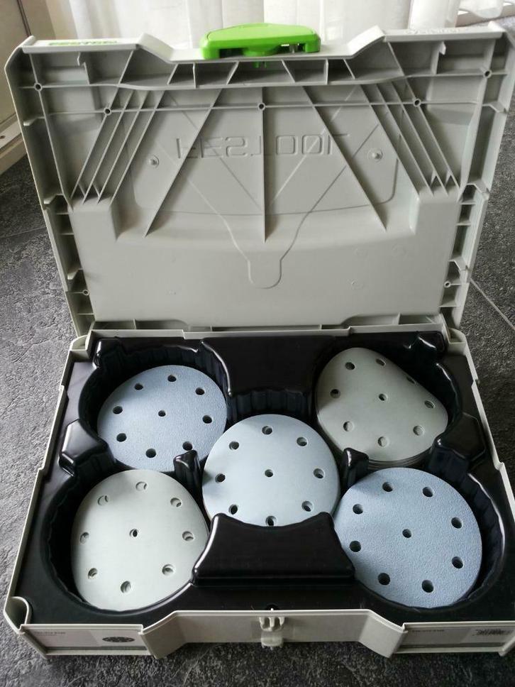 Festool 125mm schuurpapier systainer zelf vullen met 125 vel, Doe-het-zelf en Verbouw, Overige Doe-het-zelf en Verbouw, Nieuw