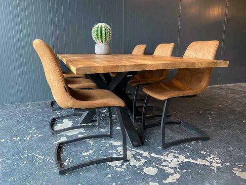 Mango houten eettafel, koopzondag, eiken, diverse afmetingen, Huis en Inrichting, Tafels | Eettafels, Nieuw, Ophalen of Verzenden