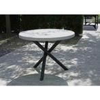 Unieke Beton Tafel • Stalen Frame • Ook voor buiten, Overige materialen, Rond, Nieuw, Ophalen of Verzenden